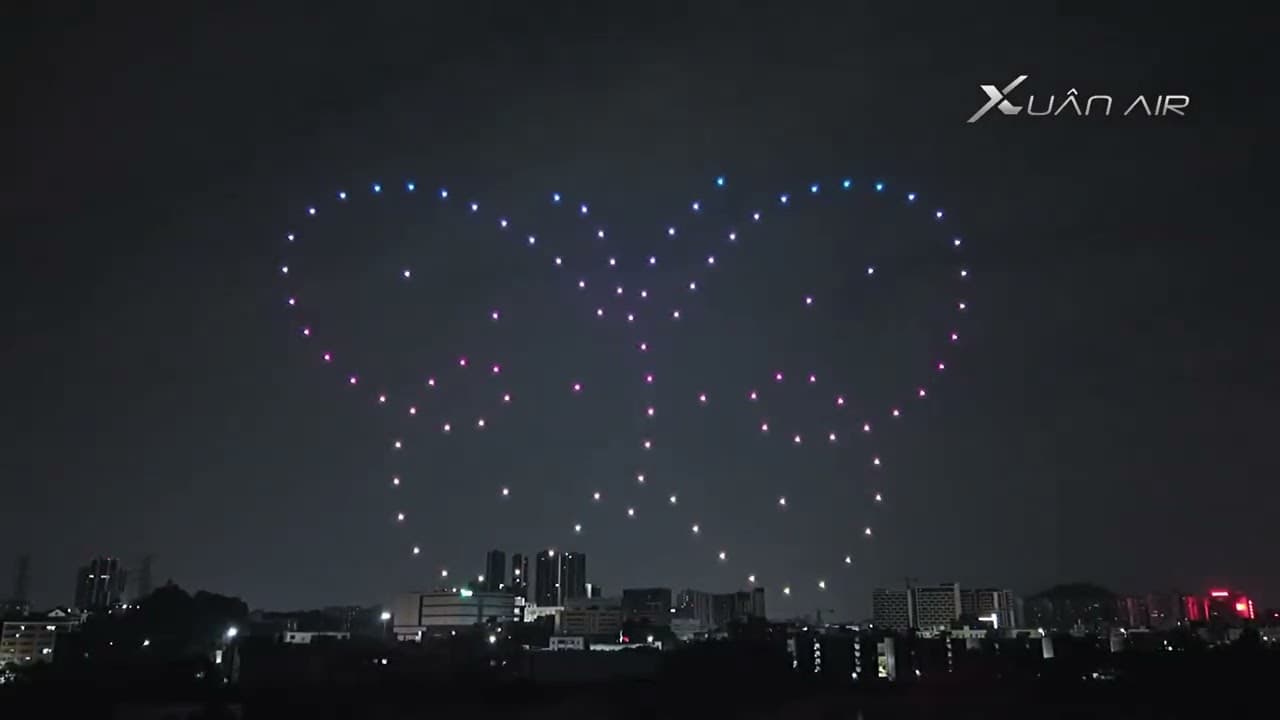 Xuan Air — Trình diễn drone nghệ thuật