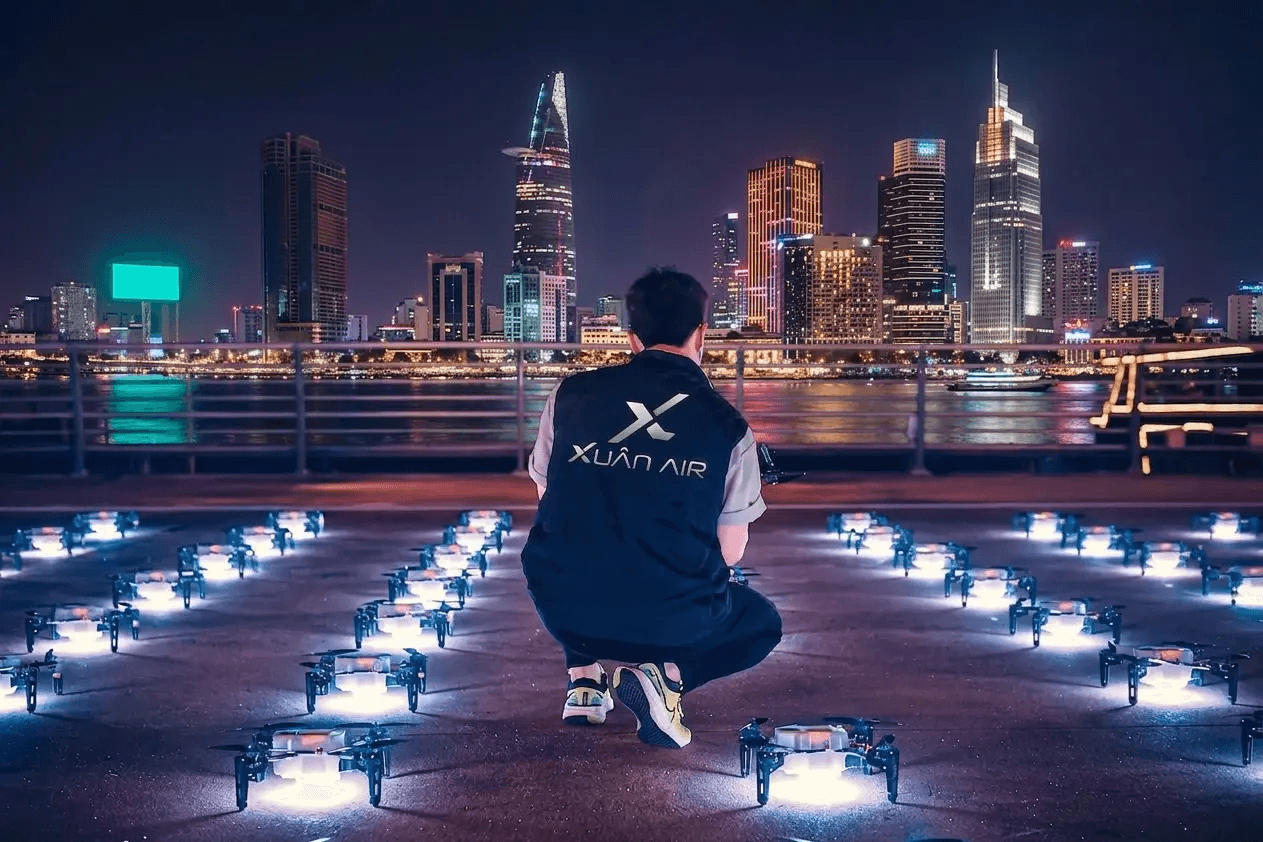 Drone Show 100 Con: Chi Phí, Hiệu Ứng & Sự Kiện Phù Hợp 2026