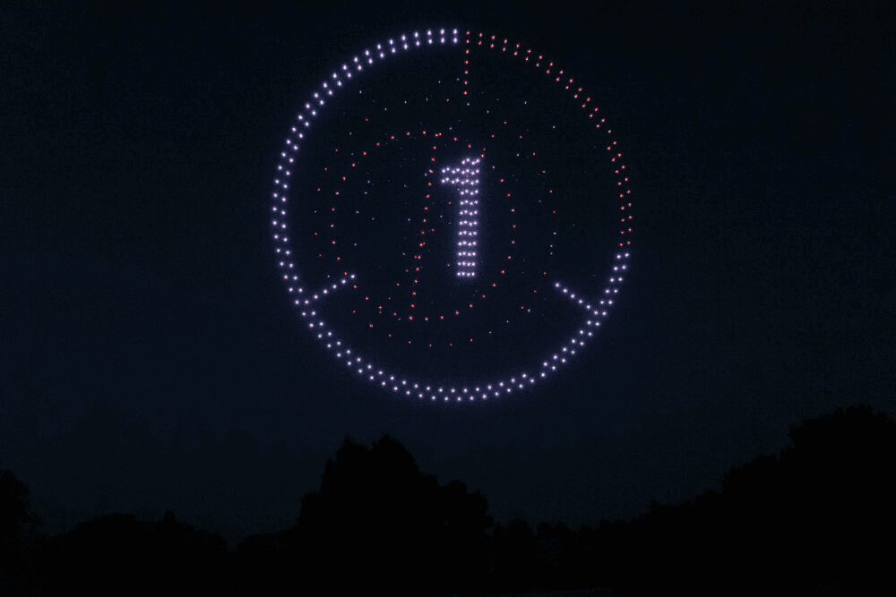 Drone Light Show Countdown: Đếm Ngược Bùng Nổ Năm 2026